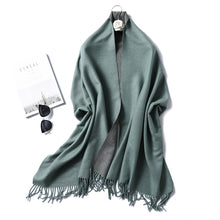 Load image into Gallery viewer, Winter Cashmere Scarf Women Thick Warm Shawls
