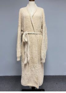 Luxury Long Faux Mink Fur Cardigans