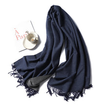 Load image into Gallery viewer, Winter Cashmere Scarf Women Thick Warm Shawls
