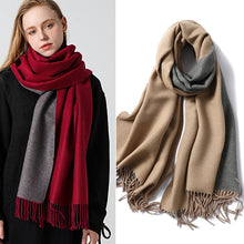 Load image into Gallery viewer, Winter Cashmere Scarf Women Thick Warm Shawls
