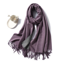 Load image into Gallery viewer, Winter Cashmere Scarf Women Thick Warm Shawls
