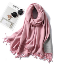 Load image into Gallery viewer, Winter Cashmere Scarf Women Thick Warm Shawls
