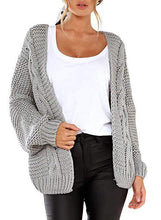 Load image into Gallery viewer, spring and autumn new thick needle twist knit cardigan women coat cardigan
