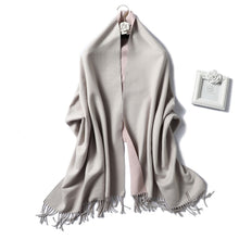 Load image into Gallery viewer, Winter Cashmere Scarf Women Thick Warm Shawls
