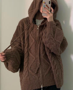 Women Autumn Winter Oversize Knitted