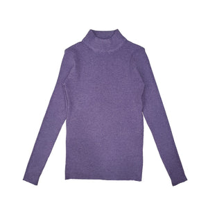 Autumn Winter Top Pull Femme Turtleneck Pullovers Sweaters Long Sleeve