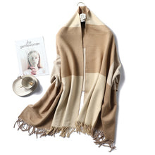 Load image into Gallery viewer, Winter Cashmere Scarf Women Thick Warm Shawls
