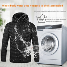 Load image into Gallery viewer, Men 9 Areas Heated Jacket USB Winter Outdoor Electric Heating
