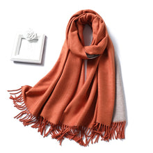 Load image into Gallery viewer, Winter Cashmere Scarf Women Thick Warm Shawls
