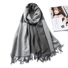 Load image into Gallery viewer, Winter Cashmere Scarf Women Thick Warm Shawls
