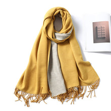 Load image into Gallery viewer, Winter Cashmere Scarf Women Thick Warm Shawls
