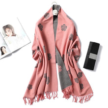 Load image into Gallery viewer, Winter Cashmere Scarf Women Thick Warm Shawls
