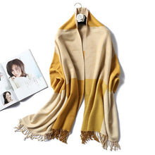 Load image into Gallery viewer, Winter Cashmere Scarf Women Thick Warm Shawls
