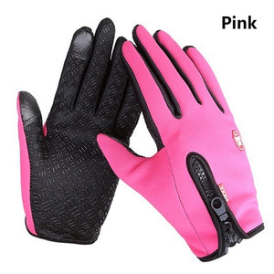 Winter Gloves Mens Touchscreen Waterproof