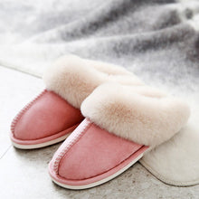 Load image into Gallery viewer, warm Home flat slippers Lightweight soft comfortable winter slippers Women
