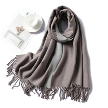 Load image into Gallery viewer, Winter Cashmere Scarf Women Thick Warm Shawls
