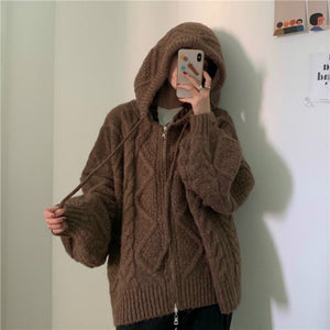 Women Autumn Winter Oversize Knitted