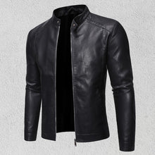 Load image into Gallery viewer, Hot Motorcycle Windbreaker Zipper Closure Stand Collar Men Jacket
