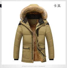 Load image into Gallery viewer, M-5XL Fur Collar Hooded Men Winter Jacket 2020New Fashion Warm Wool Liner Man Jacket and Coat Windproof Male Parkas casaco
