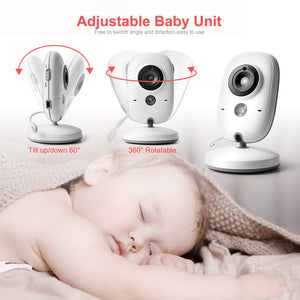 VB603 Video Baby Monitor 2.4G Wireless With 3.2 Inches LCD 2 Way Audio Talk