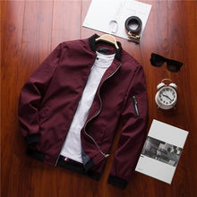 Load image into Gallery viewer, Zipper Jacket Male Casual Streetwear
