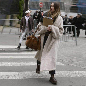 Luxury Long Faux Mink Fur Cardigans