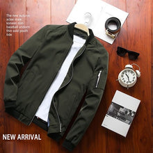 Load image into Gallery viewer, Zipper Jacket Male Casual Streetwear
