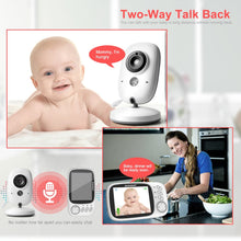 Load image into Gallery viewer, VB603 Video Baby Monitor 2.4G Wireless With 3.2 Inches LCD 2 Way Audio Talk
