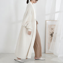 Load image into Gallery viewer, Luxury Long Faux Mink Fur Cardigans
