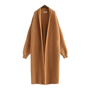 Luxury Long Faux Mink Fur Cardigans