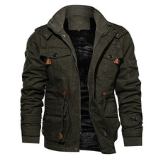 Load image into Gallery viewer, Winter Fleece Inner Jacket Coats Thick Warm Casual Overcoat
