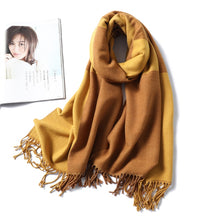 Load image into Gallery viewer, Winter Cashmere Scarf Women Thick Warm Shawls
