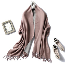 Load image into Gallery viewer, Winter Cashmere Scarf Women Thick Warm Shawls
