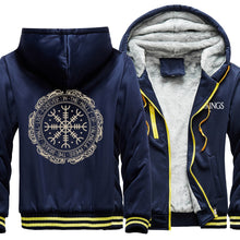 Load image into Gallery viewer, Winter Thick Mens Hoodies Viking Printing
