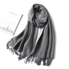 Load image into Gallery viewer, Winter Cashmere Scarf Women Thick Warm Shawls
