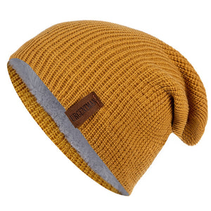 Winter Hats For Men / Women Keep Warm Knitted Hat Fashion Solid Ski Bonnet Cap