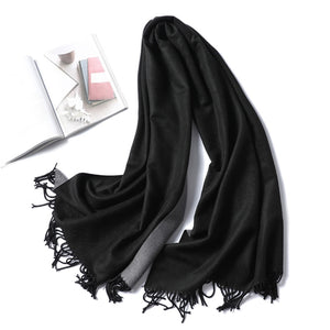 Winter Cashmere Scarf Women Thick Warm Shawls