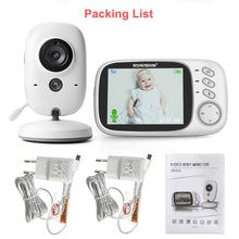 Load image into Gallery viewer, VB603 Video Baby Monitor 2.4G Wireless With 3.2 Inches LCD 2 Way Audio Talk
