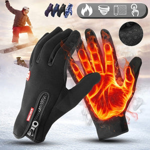 Winter Gloves Mens Touchscreen Waterproof