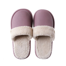 Load image into Gallery viewer, warm Home flat slippers Lightweight soft comfortable winter slippers Women
