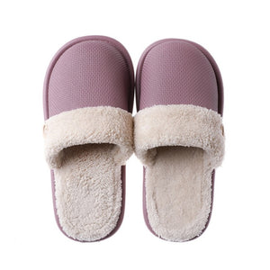 warm Home flat slippers Lightweight soft comfortable winter slippers Women