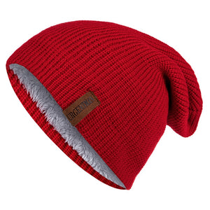 Winter Hats For Men / Women Keep Warm Knitted Hat Fashion Solid Ski Bonnet Cap