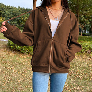 Jacket Long Sleeve Pullovers Vintage Pockets Clothes