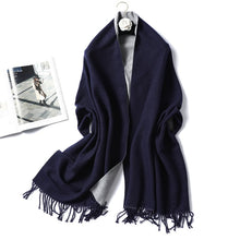 Load image into Gallery viewer, Winter Cashmere Scarf Women Thick Warm Shawls
