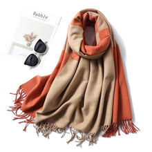 Load image into Gallery viewer, Winter Cashmere Scarf Women Thick Warm Shawls
