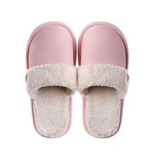 Load image into Gallery viewer, warm Home flat slippers Lightweight soft comfortable winter slippers Women
