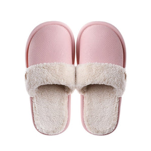 warm Home flat slippers Lightweight soft comfortable winter slippers Women