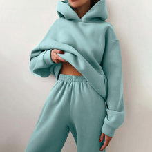 Load image into Gallery viewer, Tracksuit Suit Autumn Fashion Warm Hoodie Sweatshirts Two Pieces
