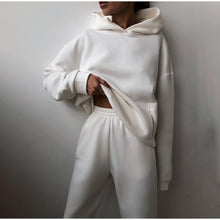 Load image into Gallery viewer, Tracksuit Suit Autumn Fashion Warm Hoodie Sweatshirts Two Pieces
