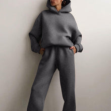 Load image into Gallery viewer, Tracksuit Suit Autumn Fashion Warm Hoodie Sweatshirts Two Pieces
